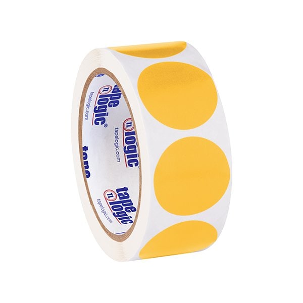 Bsc Preferred 1-1/2'' Red Inventory Circle Labels BUY00015870 - main